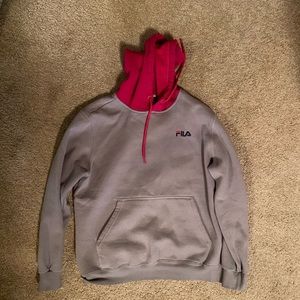 Color block fila hoodie